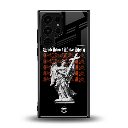 god don't like ugly back phone cover | glass case for samsung galaxy s24 ultra