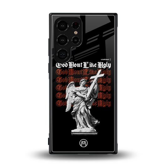 god don't like ugly back phone cover | glass case for samsung galaxy s24 ultra