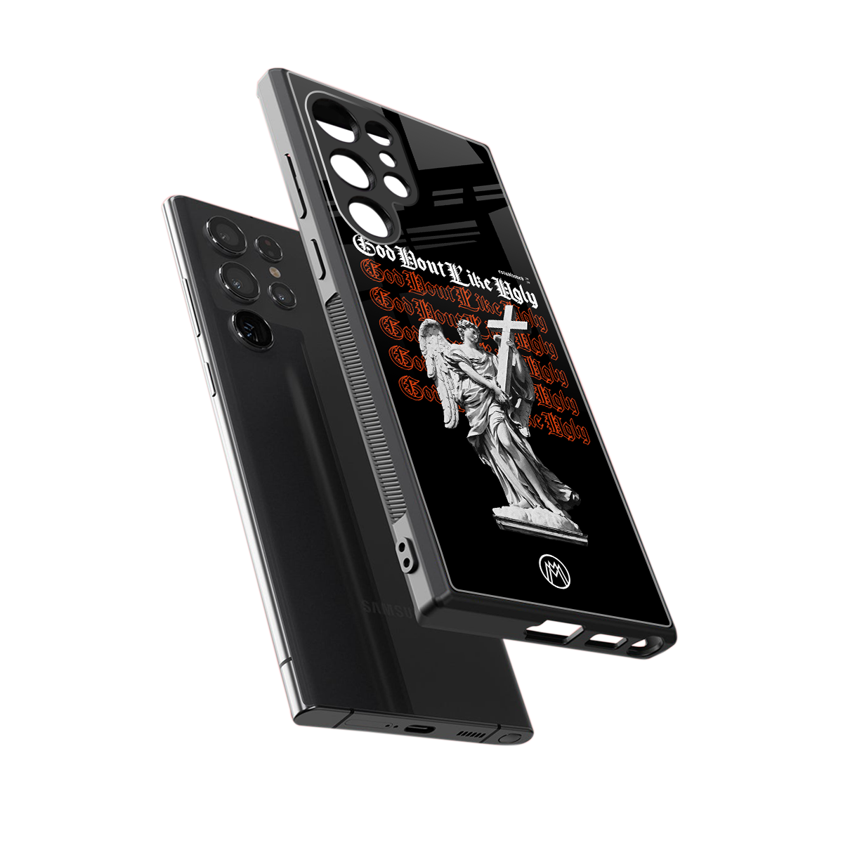 god don't like ugly back phone cover | glass case for samsung galaxy s23 ultra