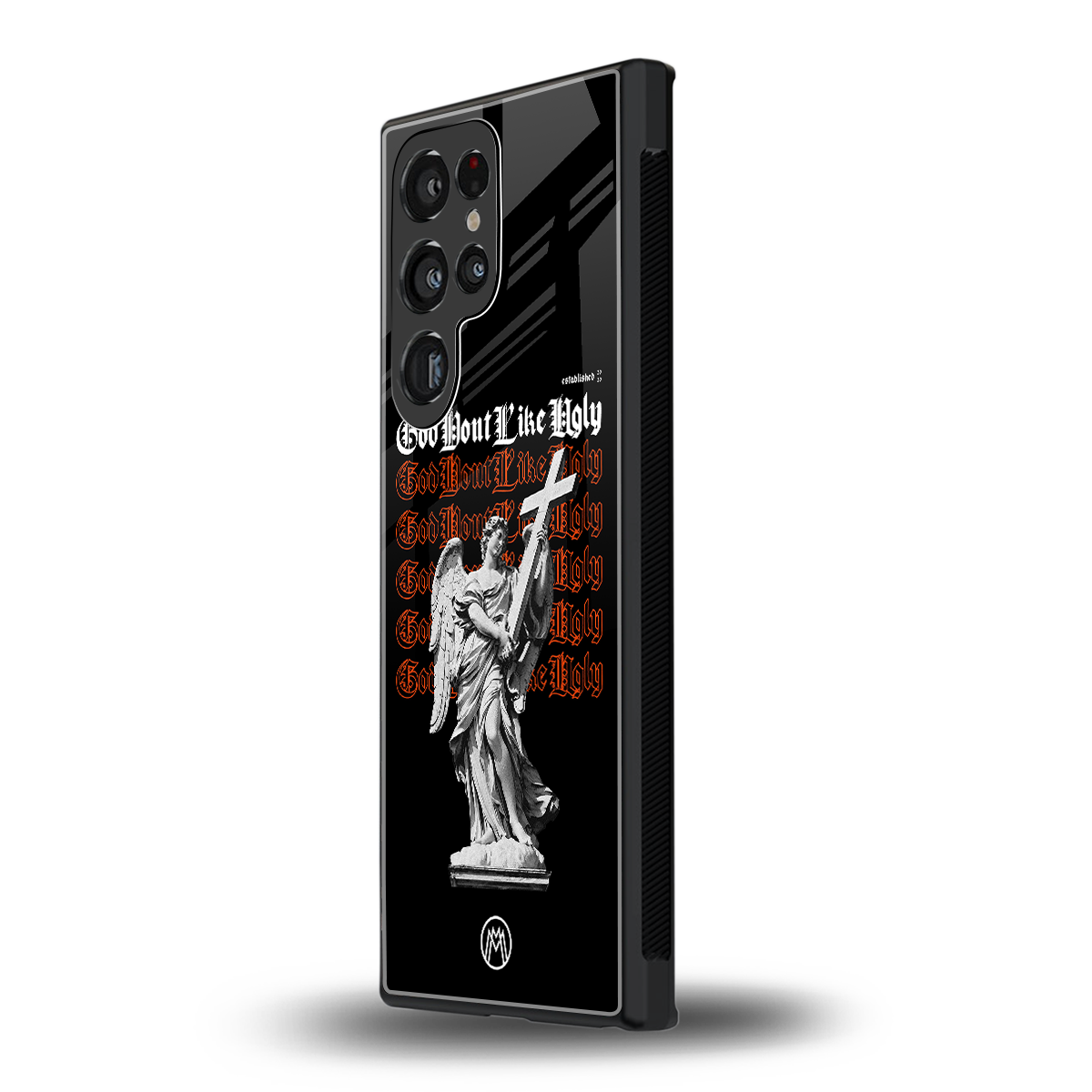 god don't like ugly back phone cover | glass case for samsung galaxy s23 ultra