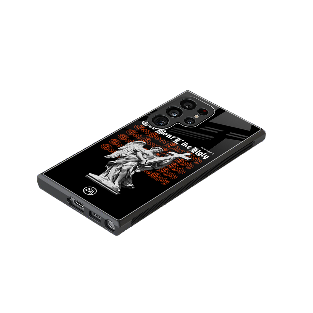 god don't like ugly back phone cover | glass case for samsung galaxy s24 ultra