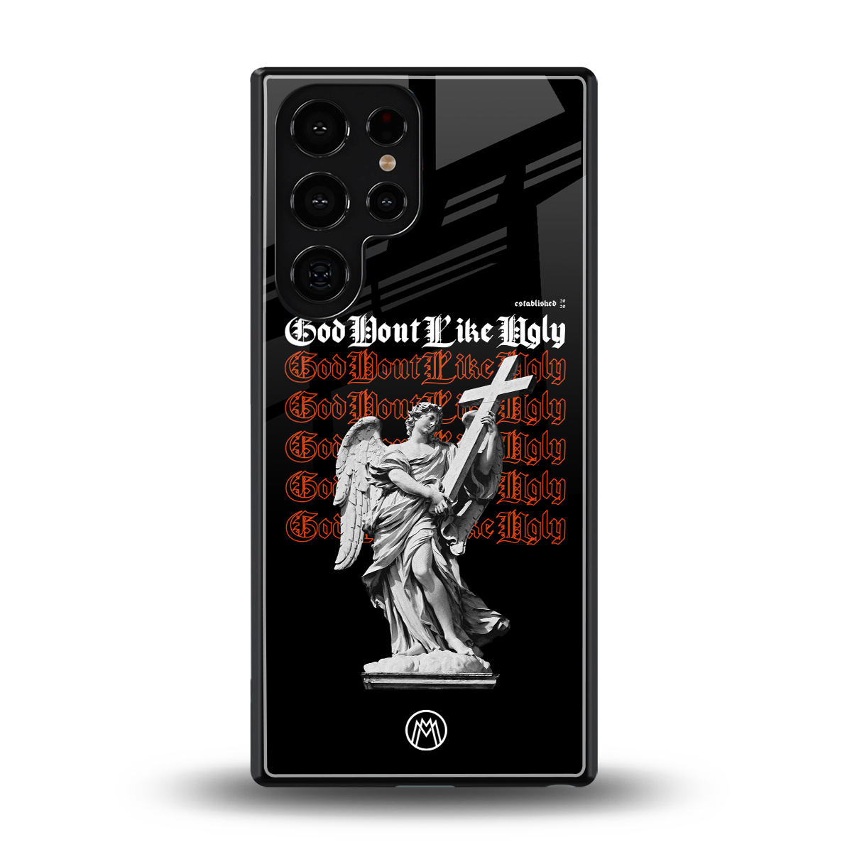 god don't like ugly back phone cover | glass case for samsung galaxy s25 ultra