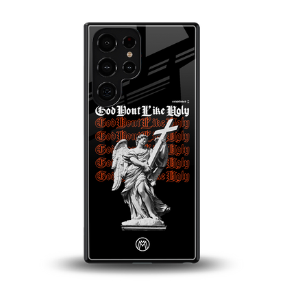 god don't like ugly back phone cover | glass case for samsung galaxy s25 ultra