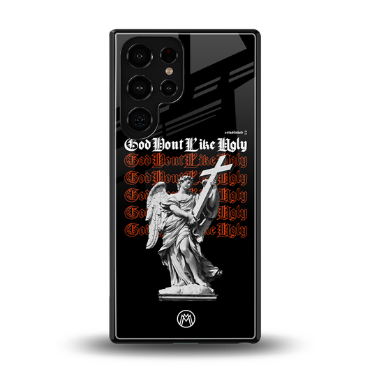 god don't like ugly back phone cover | glass case for samsung galaxy s25 ultra