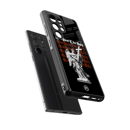 god don't like ugly back phone cover | glass case for samsung galaxy s25 ultra