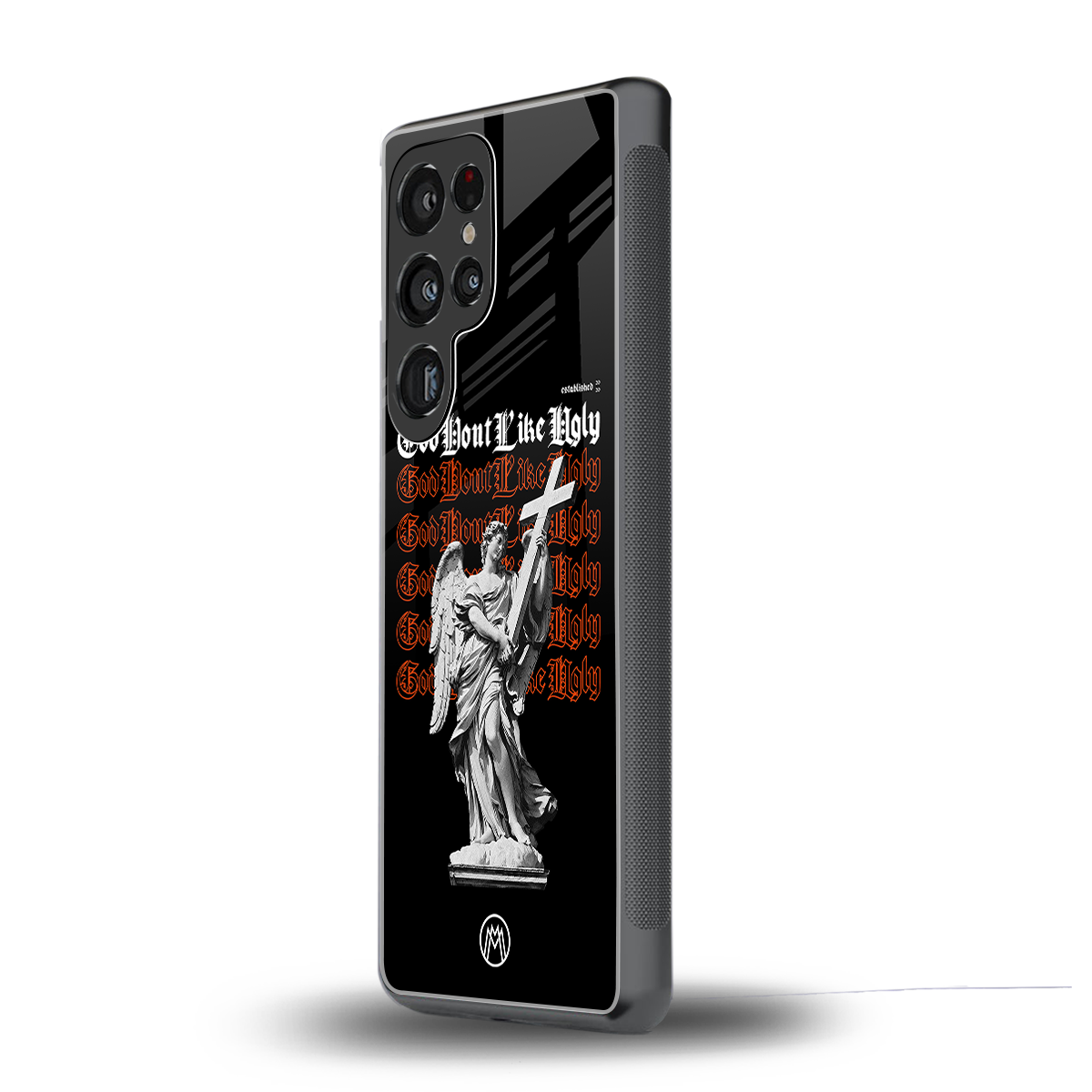 god don't like ugly back phone cover | glass case for samsung galaxy s25 ultra