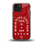god dream back phone cover | glass case for iphone 13 mini