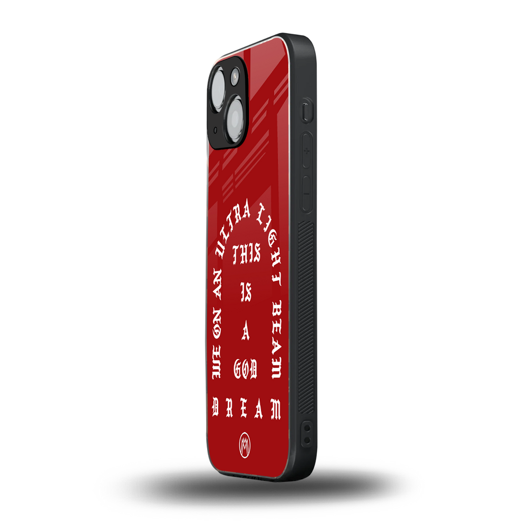 god dream back phone cover | glass case for iphone 13 mini
