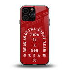 god dream back phone cover | glass case for iphone 13 pro max