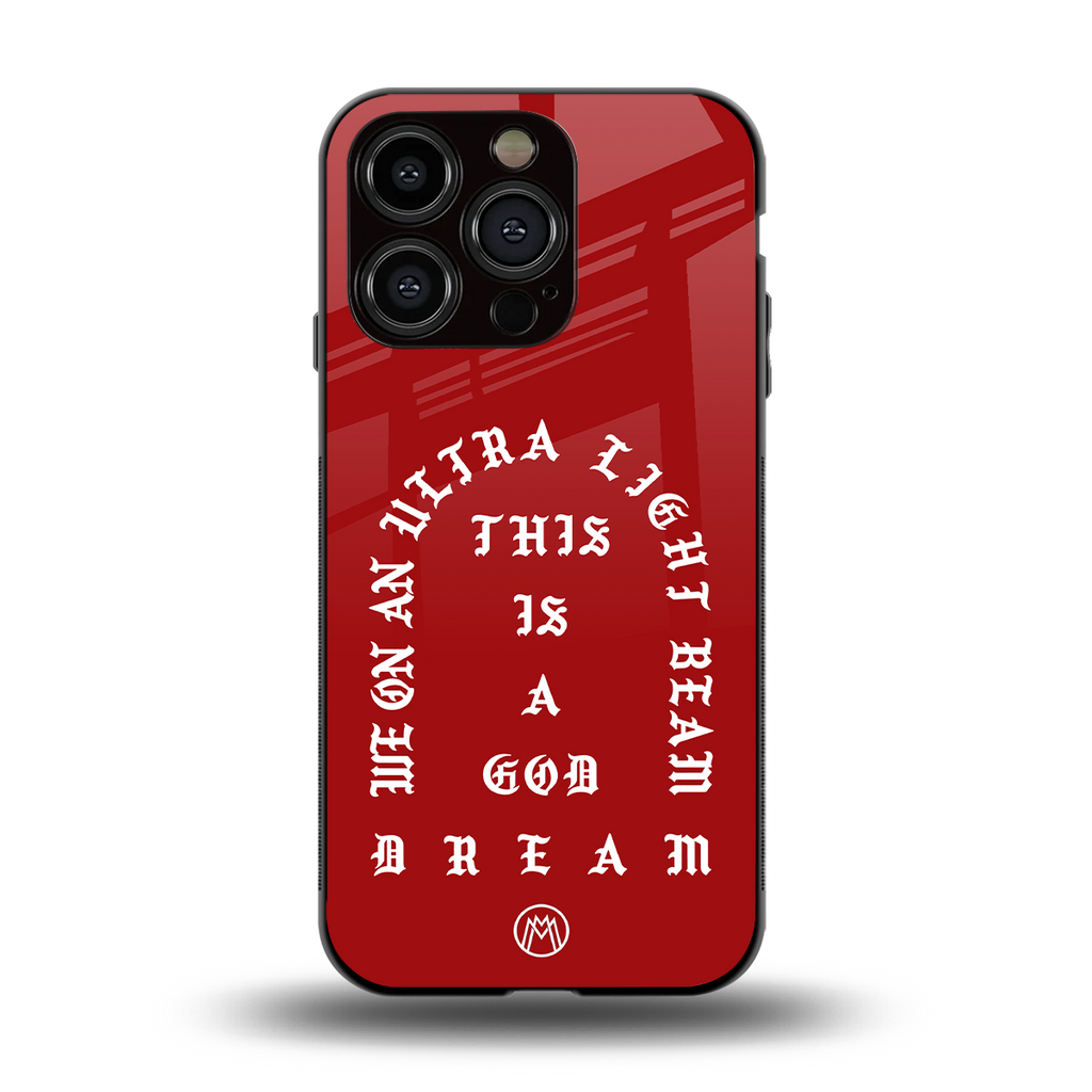god dream back phone cover | glass case for iphone 13 pro