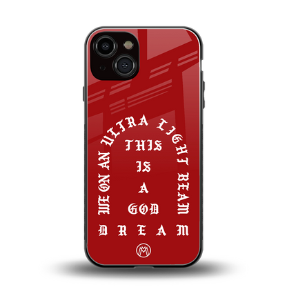 god dream back phone cover | glass case for iphone 13