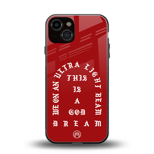 god dream back phone cover | glass case for iphone 13