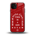 god dream back phone cover | glass case for iphone 15 plus