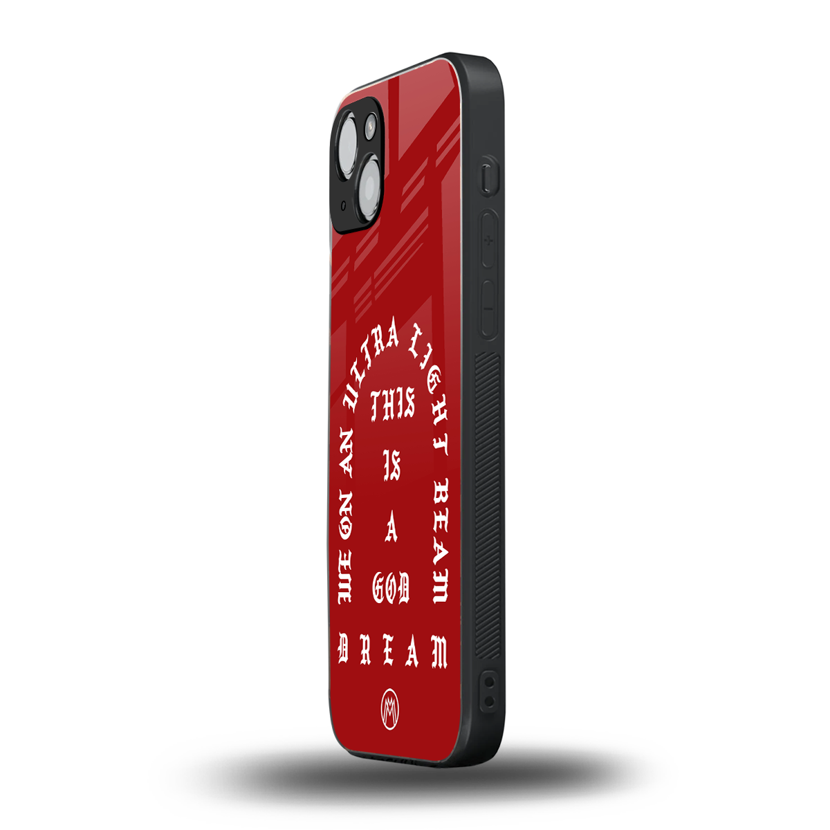 god dream back phone cover | glass case for iphone 14 plus