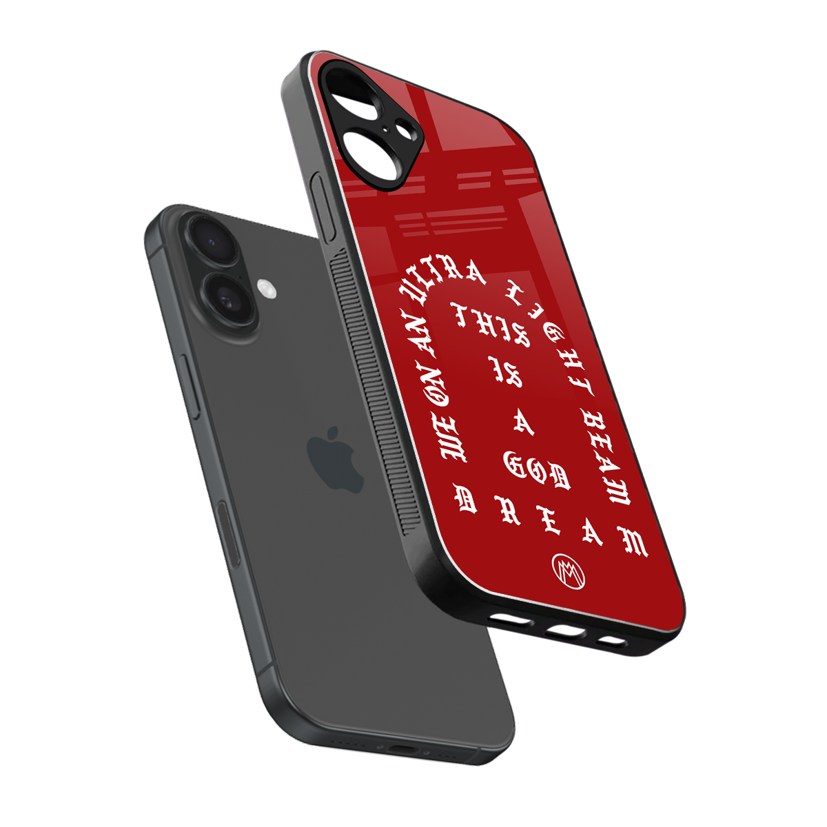 god dream back phone cover | glass case for iphone 16 plus