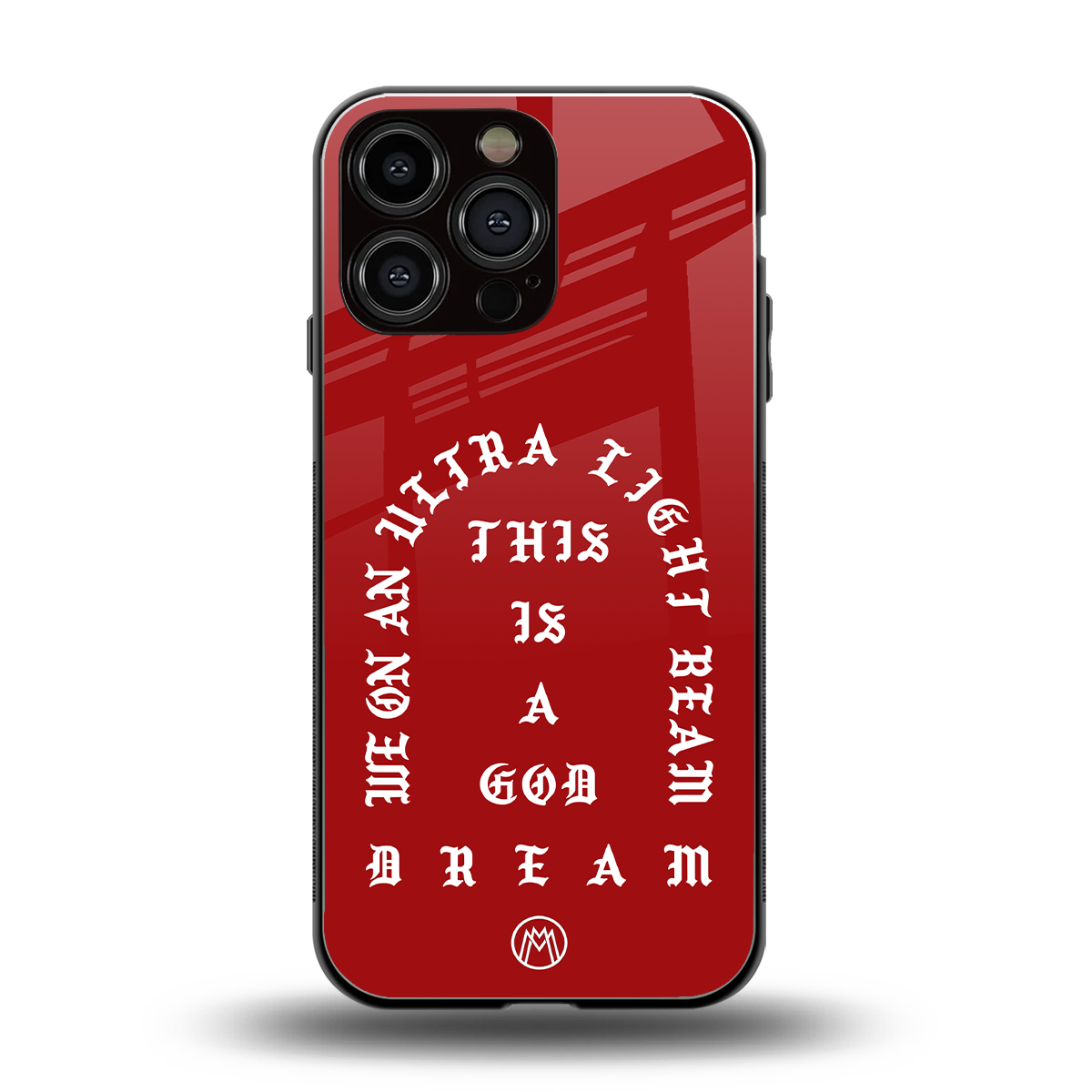 god dream back phone cover | glass case for iphone 16 pro max