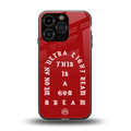 god dream back phone cover | glass case for iphone 16 pro