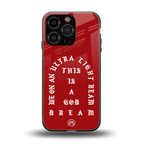 god dream back phone cover | glass case for iphone 16 pro