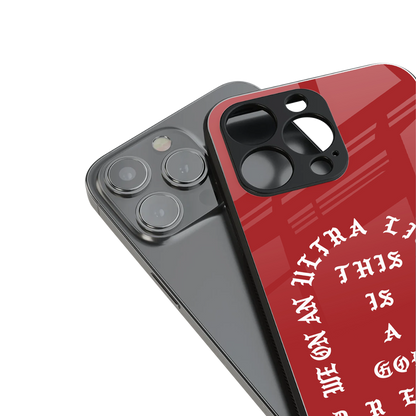 god dream back phone cover | glass case for iphone 16 pro max