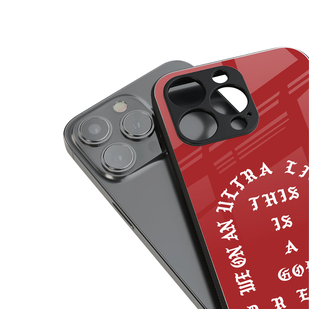 god dream back phone cover | glass case for iphone 16 pro