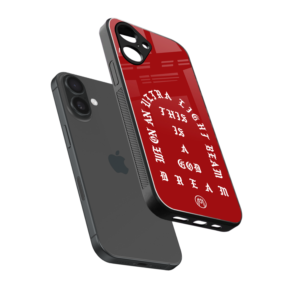 god dream back phone cover | glass case for iphone 16