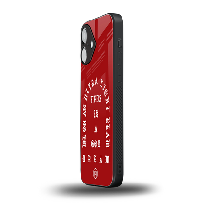 god dream back phone cover | glass case for iphone 16