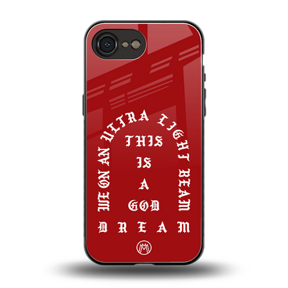 god dream back phone cover | glass case for iphone 16e