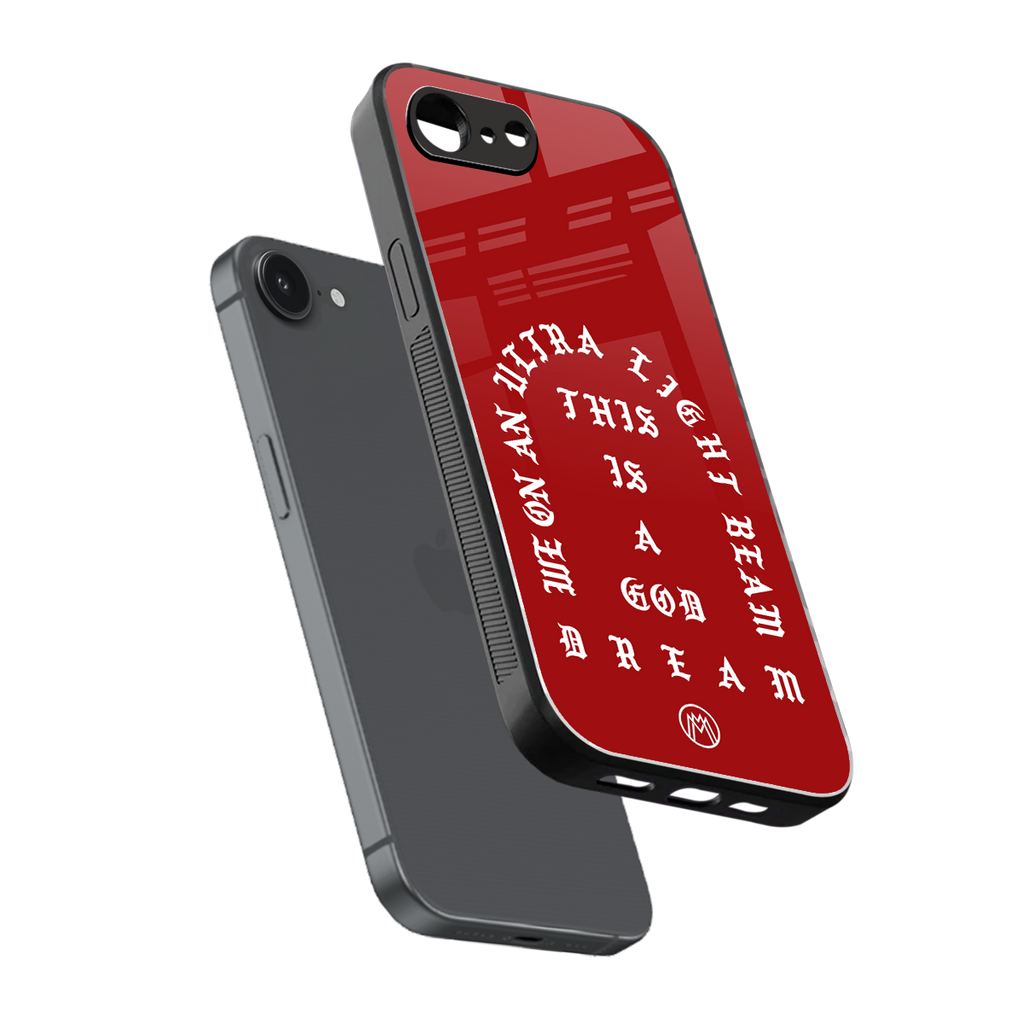 god dream back phone cover | glass case for iphone 16e
