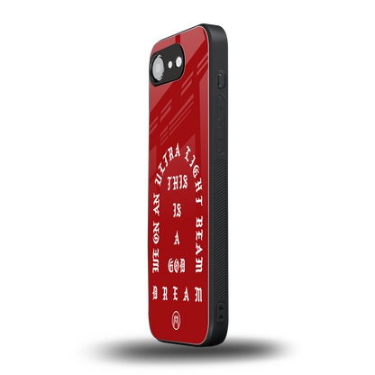 god dream back phone cover | glass case for iphone 16e