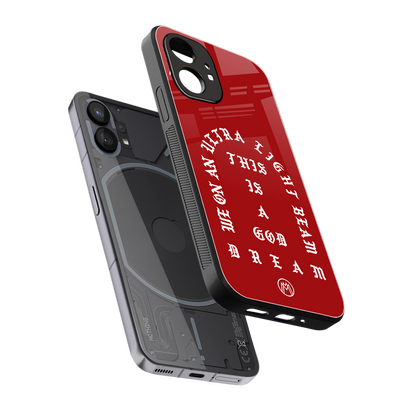 god dream back phone cover | glass case for nothing phone 1