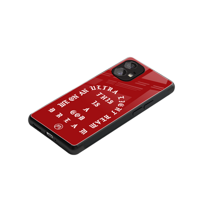 god dream back phone cover | glass case for nothing phone 1