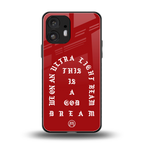 god dream back phone cover | glass case for nothing phone 2