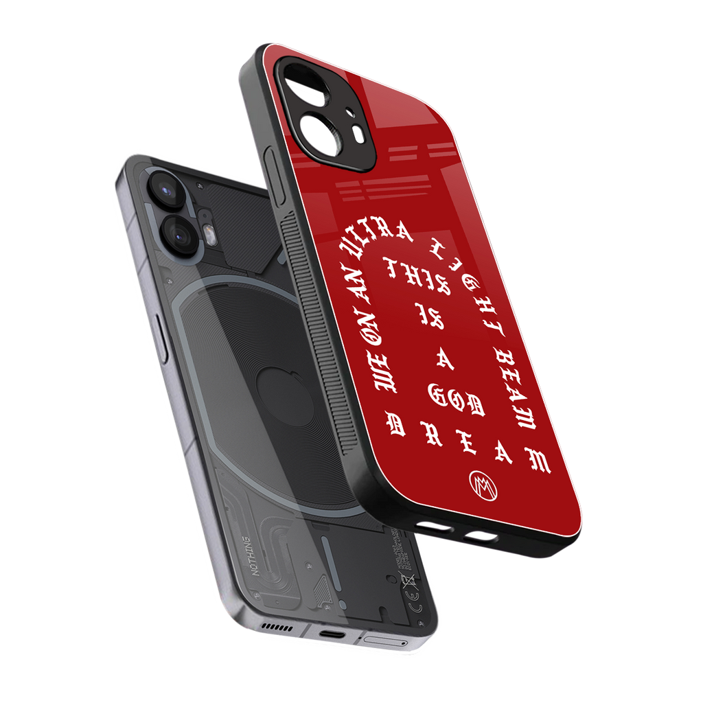 god dream back phone cover | glass case for nothing phone 2