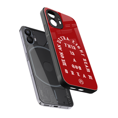god dream back phone cover | glass case for nothing phone 2