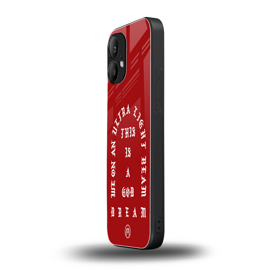 god dream back phone cover | glass case for nothing phone 2