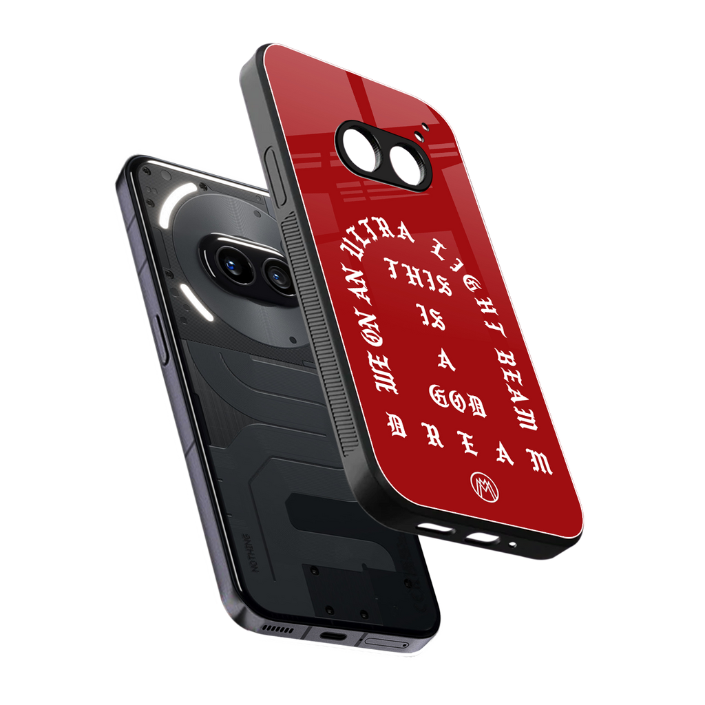 god dream back phone cover | glass case for nothing phone 2a