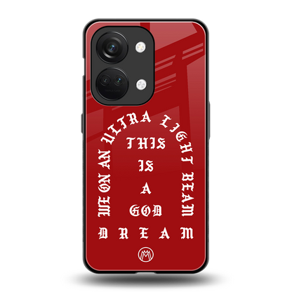 god dream back phone cover | glass case for oneplus nord 3