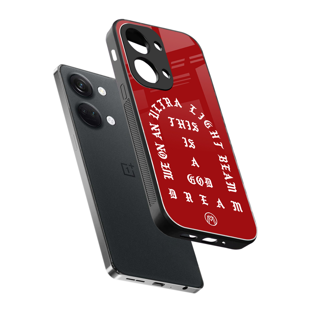 god dream back phone cover | glass case for oneplus nord 3