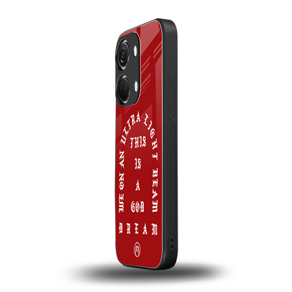 god dream back phone cover | glass case for oneplus nord 3