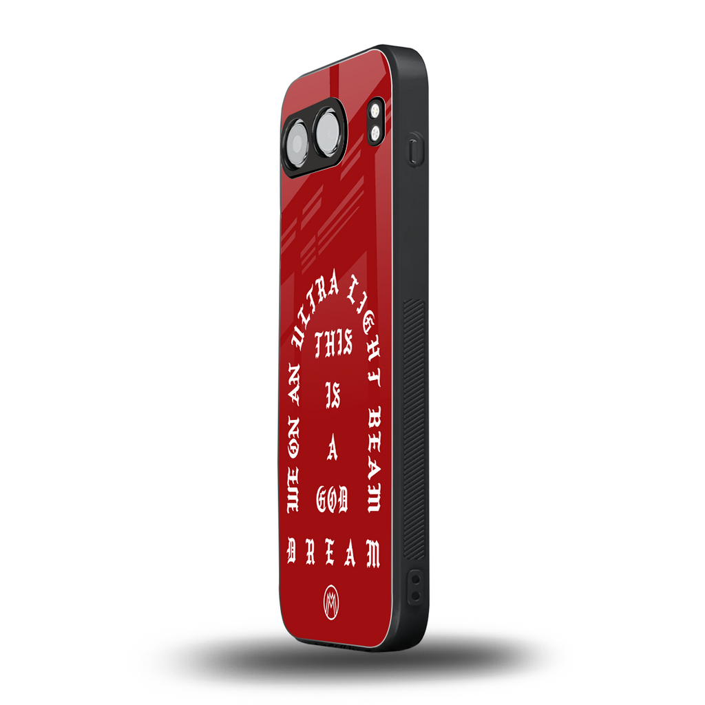 god dream back phone cover | glass case for oneplus nord 4