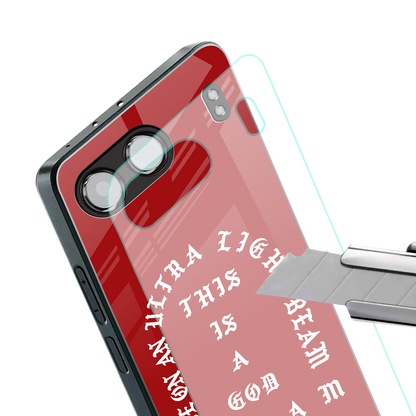 god dream back phone cover | glass case for oneplus nord 4