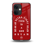 god dream back phone cover | glass case for oneplus nord ce 3