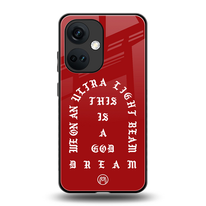 god dream back phone cover | glass case for oneplus nord ce 3