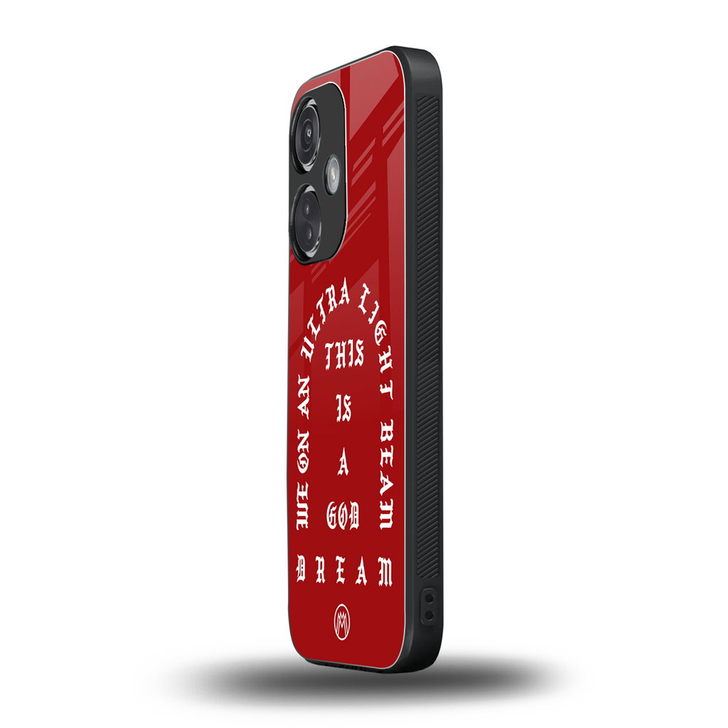 god dream back phone cover | glass case for oneplus nord ce 3