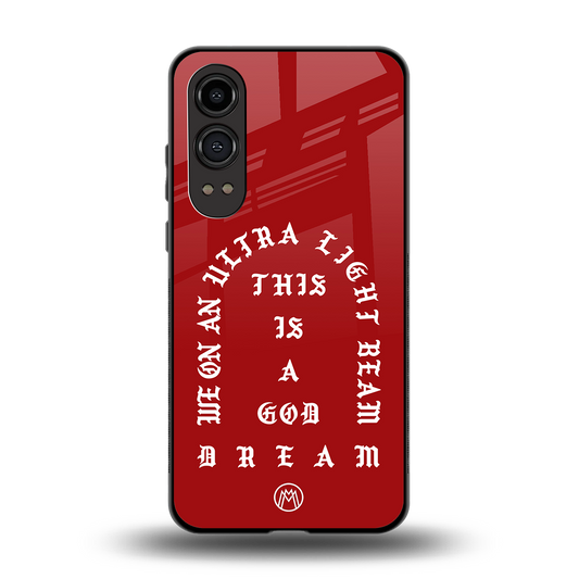 god dream back phone cover | glass case for oneplus nord ce 4 lite
