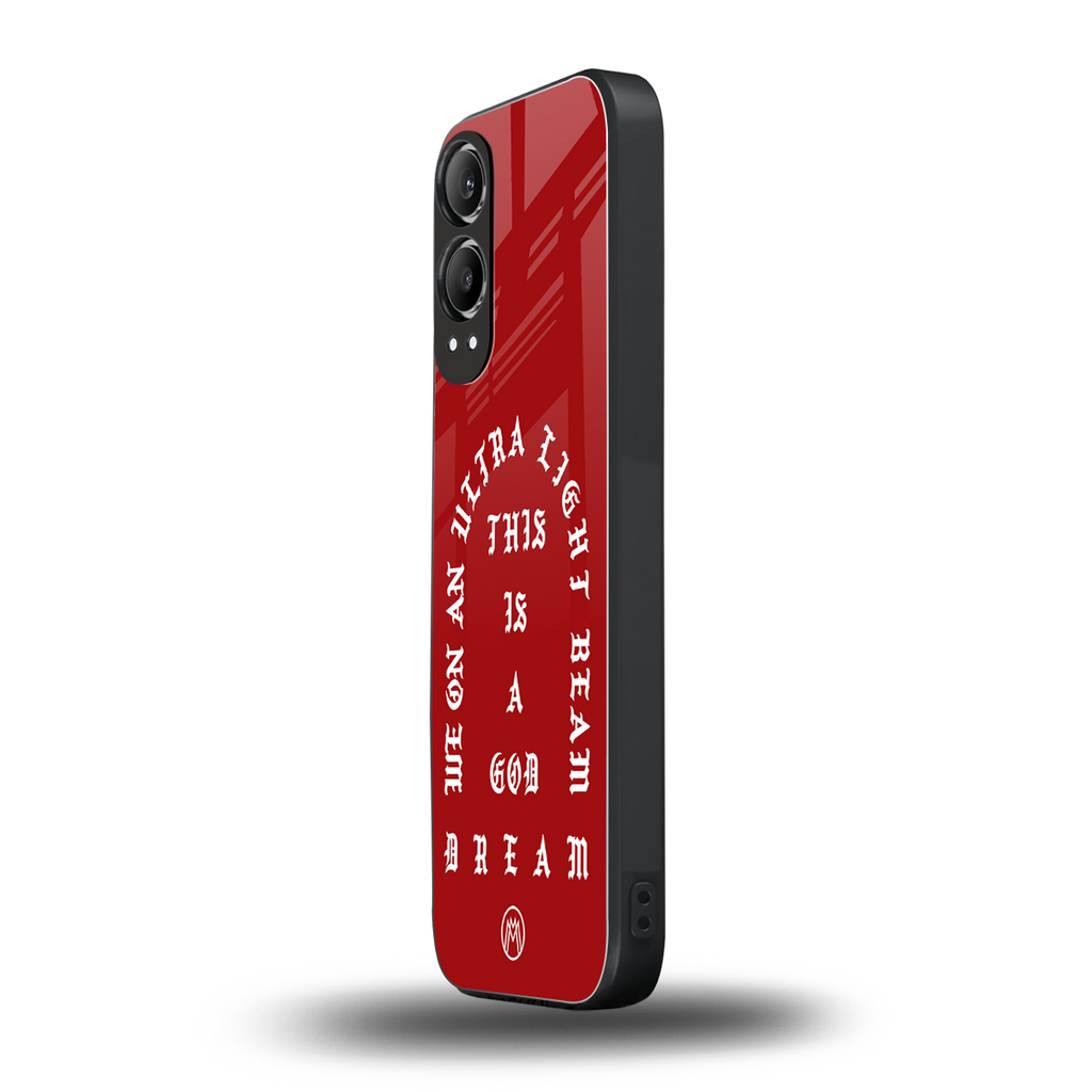god dream back phone cover | glass case for oneplus nord ce 4 lite