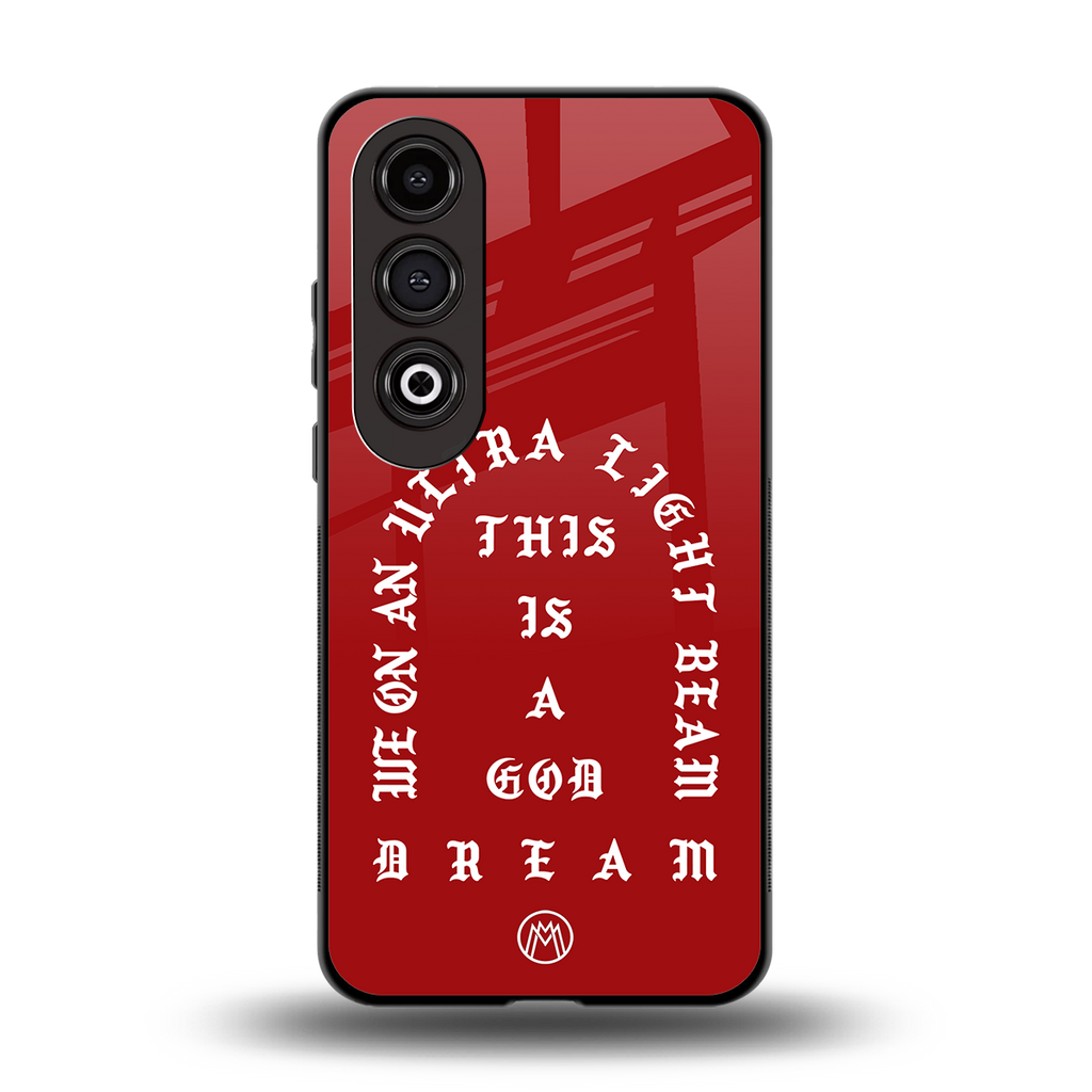 god dream back phone cover | glass case for oneplus nord ce 4