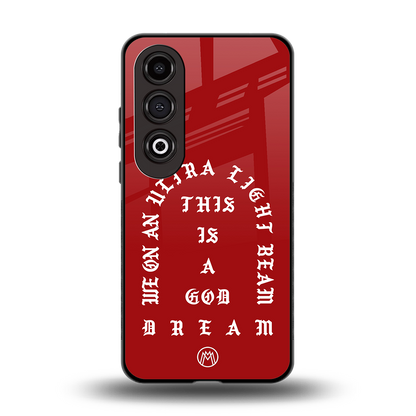 god dream back phone cover | glass case for oneplus nord ce 4