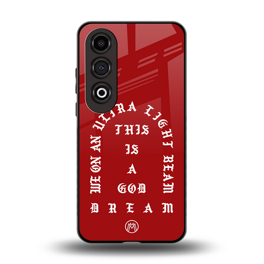 god dream back phone cover | glass case for oneplus nord ce 4