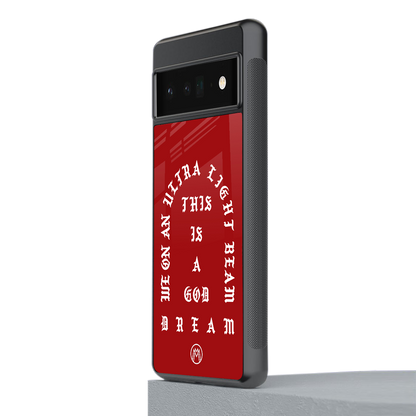 god dream back phone cover | glass case for google pixel 6 pro